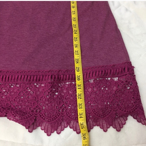 MIYANG Lace Bottom Pink Dress Size L - Picture 7 of 8